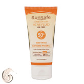 کرم ضدآفتاب بیرنگ سانسیف SPF50 مدل ACNE-FLUID مناسب پوست مختلط، حجم 50 میلیلیتر