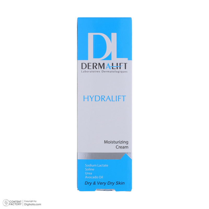 کرم مرطوب کننده صورت درمالیفت مدل HYDRALIFT مناسب پوستهای خشک حجم 50 میلی لیتر