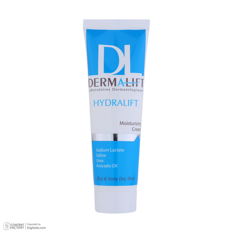 کرم مرطوب کننده صورت درمالیفت مدل HYDRALIFT مناسب پوستهای خشک حجم 50 میلی لیتر
