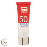 ژل کرم ضدآفتاب ساین اسکین بدون رنگ SPF50 مدل SynShield، مناسب پوستهای چرب، حجم 50 میلیلیتر