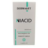 سرم شفافکننده درمالیفت مدل نیاسینامید حجم 30 میلی لیتر مناسب برای پوستهای انواع پوست حجم 30 میلیلیتر