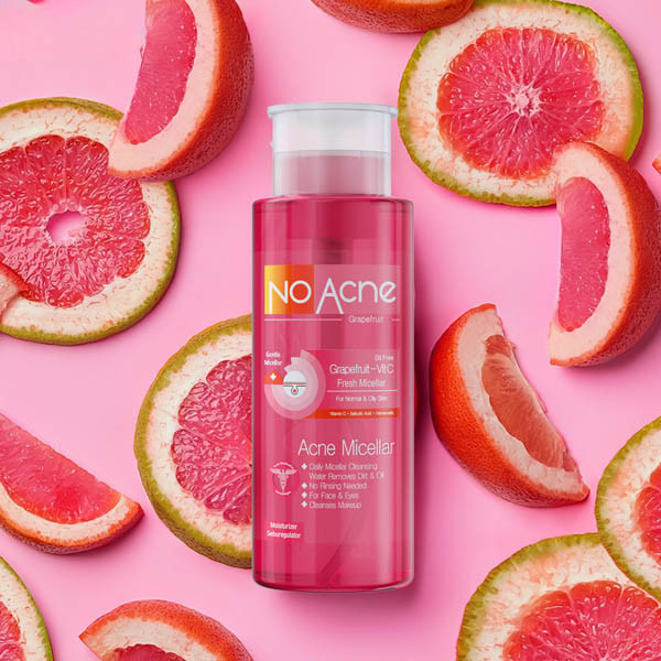 محلول پاک کننده آرایش نوآکنه مدل گریپ فروت و ویتامین حجم 270 میلی لیتر
