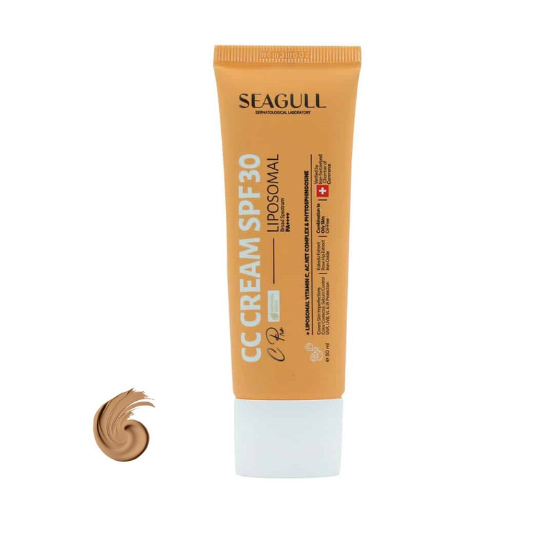 سی سی کرم  SPF30 سی گل مدل Warm شماره 01 مناسب برای انواع پوست حجم 40 میلی لیتر