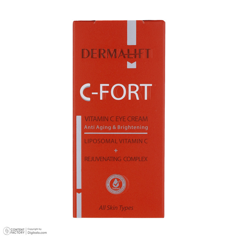 کرم دور چشم درمالیفت مدل C-FORT حجم 15 میلی لیتر