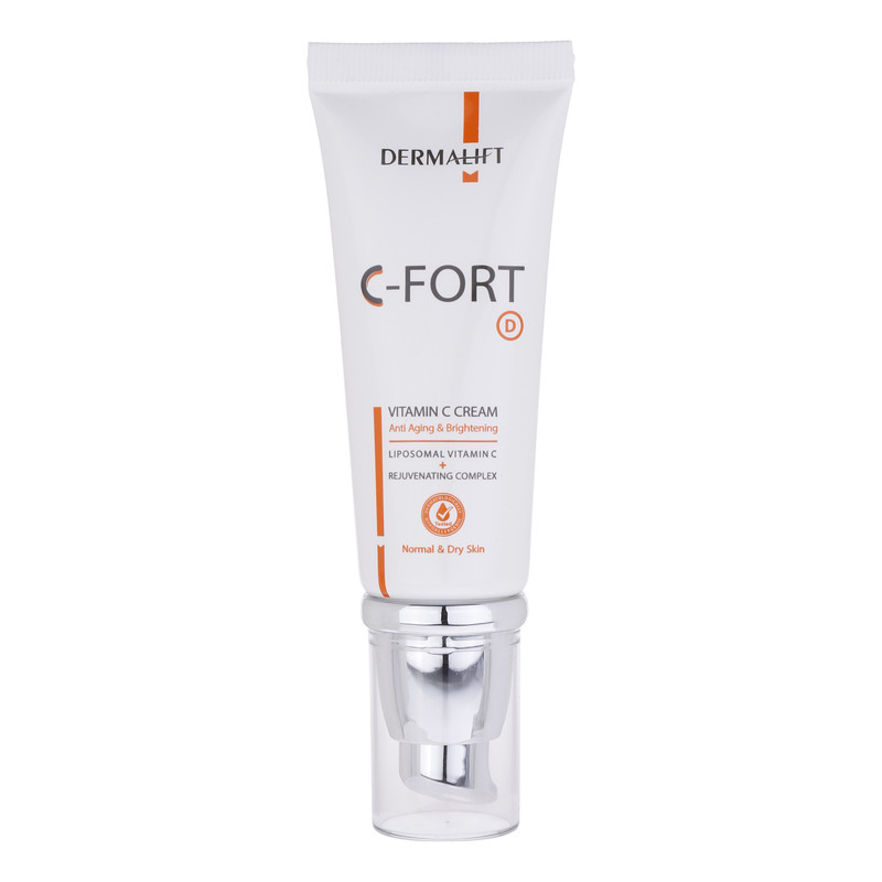 کرم روشن کننده درمالیفت مدل C-FORT مناسب برای پوست خشک حجم 40 میلی لیتر