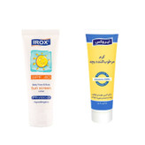 کرم مرطوب کننده کودک ایروکس مدل baby حجم 50 میلی لیتر به همراه کرم ضد آفتاب کودک ایروکس مدل baby حجم 50 میلی لیتر
