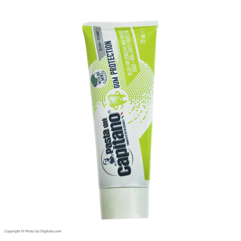 خمیر دندان پاستا دل کاپیتانو مدل Gum Protection حجم 75 میلی لیتر
