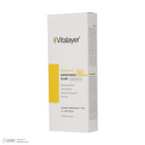 فلوئید ضدآفتاب رنگی ویتالیر، 50 SPF، مدل Vitamin C، مناسب انواع پوست تنالیته رنگ متوسط و حجم 50 میلیلیتر، ضد آب، محافظت کننده در برابر اشعه UVA، UVB، IR، آنتیاکسیدان، فاقد چربی و پارابن، ضد لک، آبرسان، دارای فرمولاسیون غیرکومدونزا، با ماندگاری 2 ساعته