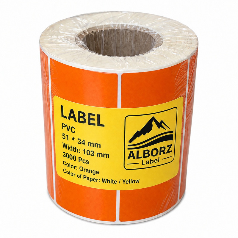 برچسب پرینتر لیبل زن البرز مدل Alborz51*34