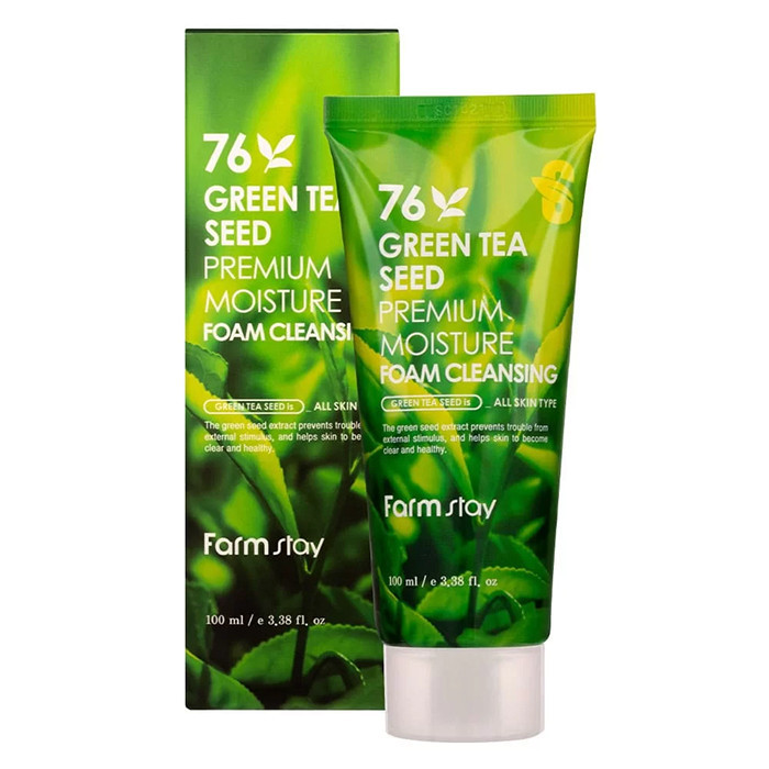 فوم شستشو صورت فارم استی مدل GREEN TEA SEED حجم 100 میلی لیتر