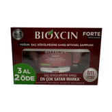 شامپو ضد ریزش مو بیوکسین مدل FORTE حجم 300 میلی لیتر بسته 3 عددی