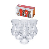استکان پاشاباغچه مدل Dantel کد 42841 بسته 6 عددی