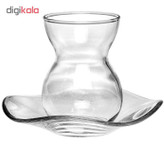 ست فنجان و نعلبکی پاشاباغچه سری دانتل 96574 بسته 6 نفره