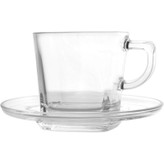 ست فنجان و نعلبکی پاشاباغچه مدل Carre 95307 بسته 6 عددی