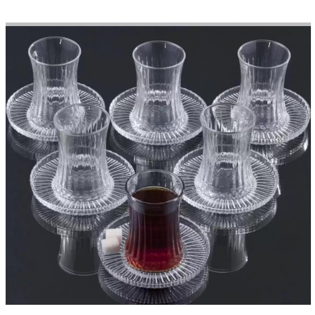 فنجان و نعلبکی پاشاباغچه مدل الیسا کد 950097 بسته شش عددی