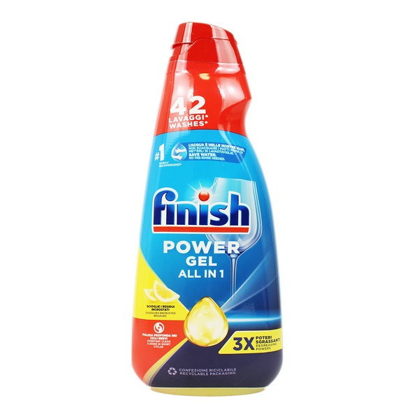 ژل ماشین ظرفشویی فینیش مدل 3X limon وزن 940 گرم