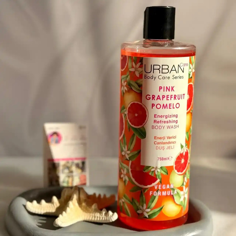 شامپو بدن اربن کر مدل body care با رایحه گریپفروت مناسب برای پوست انواع پوست حجم 750 میلیلیتر