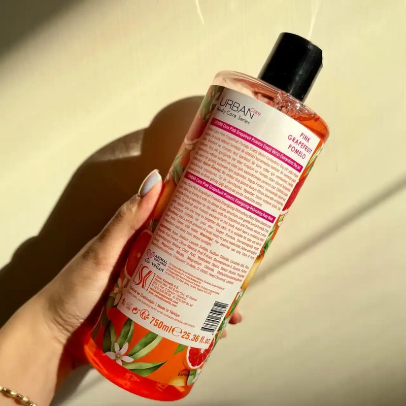 شامپو بدن اربن کر مدل body care با رایحه گریپفروت مناسب برای پوست انواع پوست حجم 750 میلیلیتر