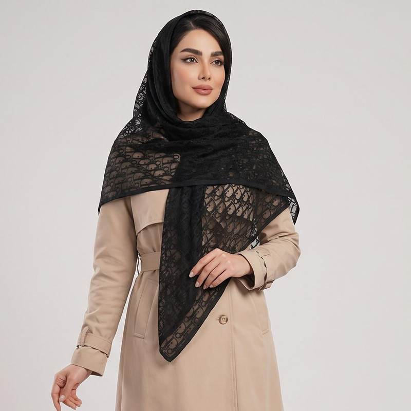 مینی اسکارف زنانه مدل توری