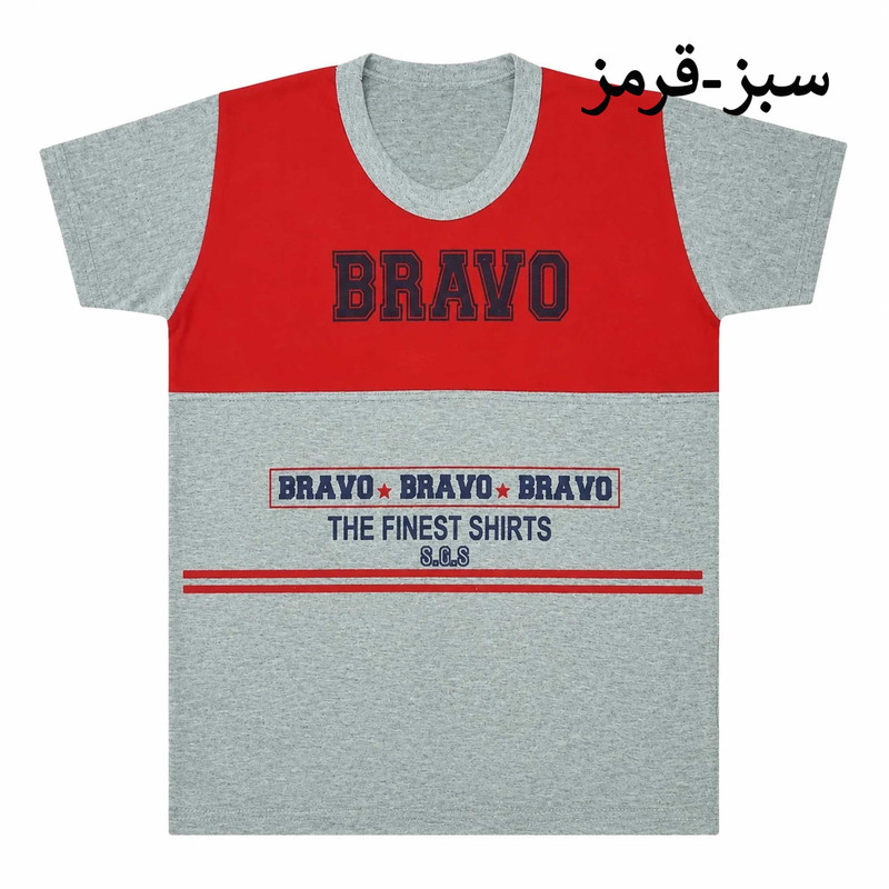 تیشرت آستین کوتاه پسرانه مدل BRAVO
