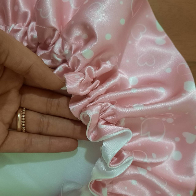 کلاه زنانه مدل ساتن ابریشم طرح شاپرک