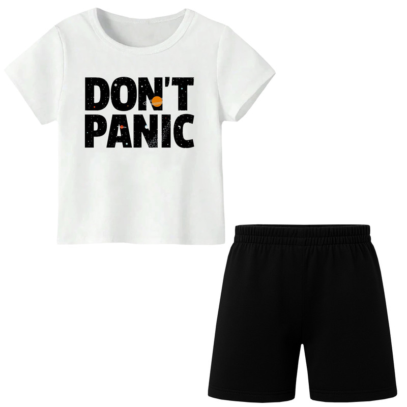 ست تی‌شرت آستین کوتاه و شلوارک راحتی پسرانه مدل S07