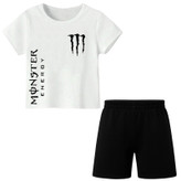 ست تیشرت آستین کوتاه و شلوارک راحتی پسرانه مدل S63