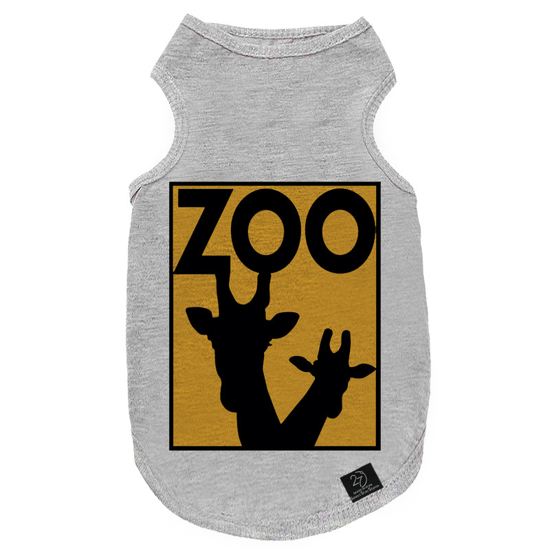 لباس سگ و گربه 27 طرح Zoo Yellow کد MH1599 سایز XL