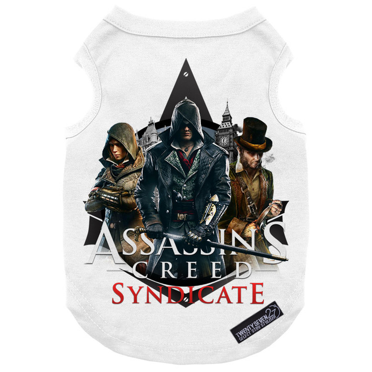 لباس سگ و گربه 27 طرح Assassin Cree Syndicate کد MH1502 سایز XL