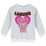 سویشرت دخترانه مدل X37 طرح LABUBU