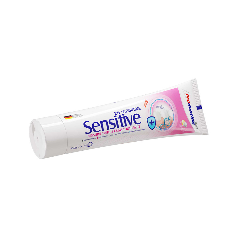 خمیر دندان پرودنتین 361 مدل Sensitive وزن 130 گرم